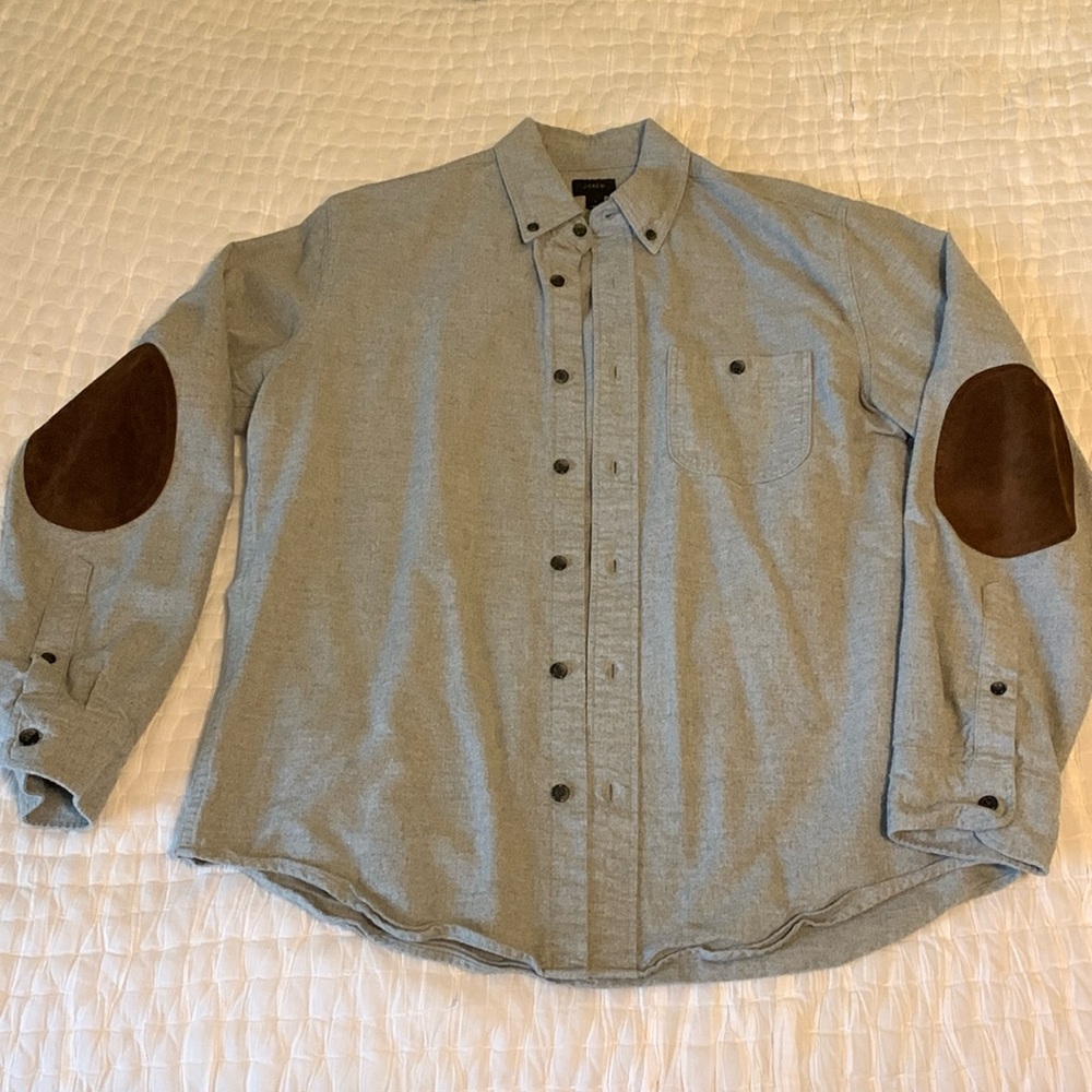 Jcrew Button Up with Elbow Patches